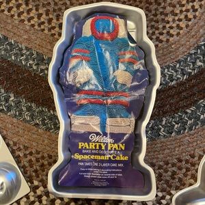 Vintage Wilton Spaceman cake pan.